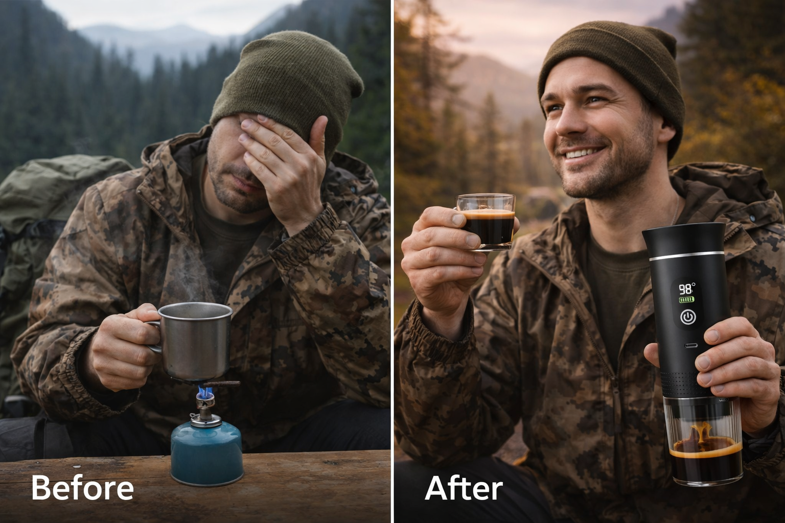 Brevaro Portable Espresso Machine